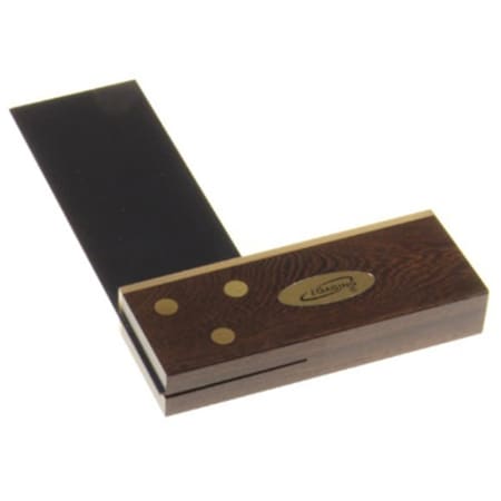 Igaging Deluxe Ebony Wood Premium 4" Try Square, 34-T04 34-T04